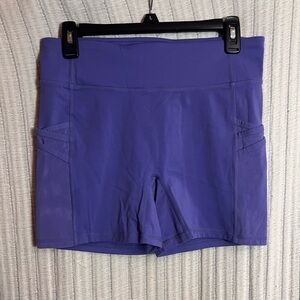 Fabletics Motion365 Women's Vibrant Purple Bike Shorts